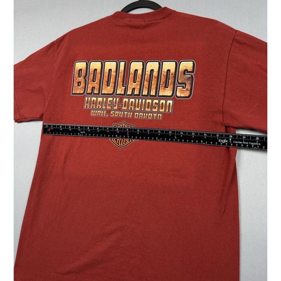 Harley Davidson Tee Mens Medium T-Shirt Motorcycle Biker Badlands South Dakota - Picture 6 of 6
